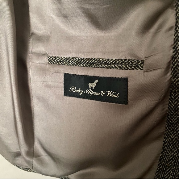 Talliauomo Nordstrom wool alpaca Blazer jacket - Picture 6 of 7